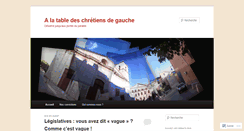 Desktop Screenshot of chretiensdegauche.com